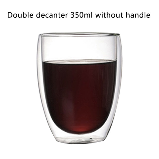 Transparent Glass Coffee Cup