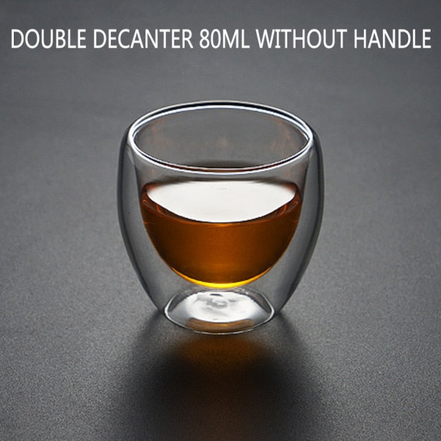 Transparent Glass Coffee Cup