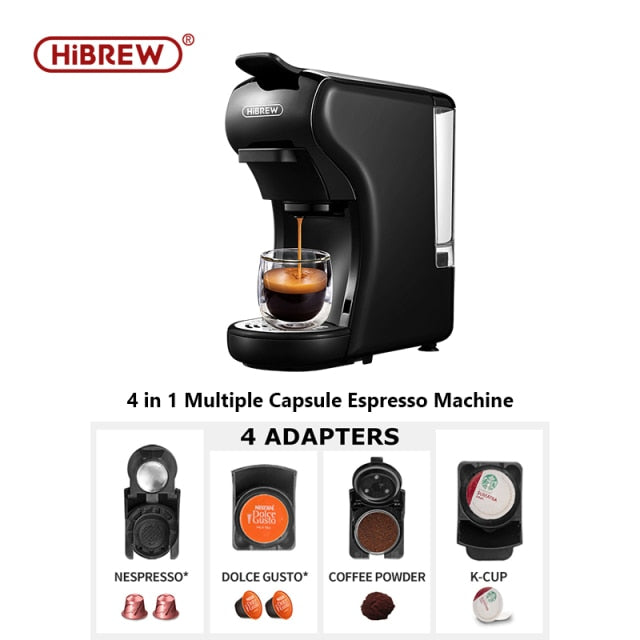 HiBREW 19Bar 5 in 1 Multiple Capsule Espresso Coffee Machine