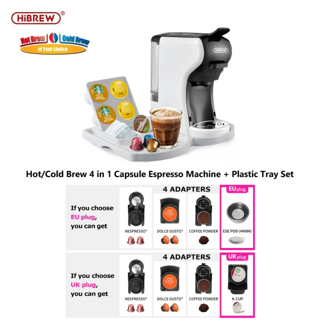 Instant Pod Coffee Maker Problem5-in-1 Hibrew Coffee Maker - 19bar  Nespresso & Dolce Gusto Compatible