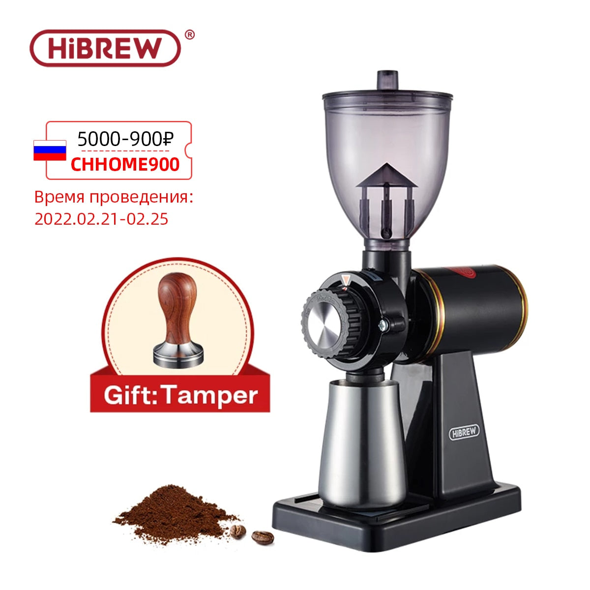 d9 Settings Electric Coffee Bean Grinderffa